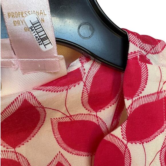 Tracy Reese Peplum Silk Blend Blouse with Scalloped Neckline  size 8 - Has Flaws - Picture 8 of 12